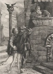 Réveillez-vous ! Quoi ! Brabantio ! Voleurs ! Voleurs ! : planche 1 de Othello Acte 1, Scène 1, 1844
