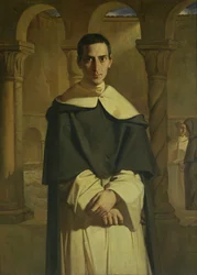 Portrait de Jean Baptiste Henri Lacordaire (1802-61), prélat et théologien français, 1841