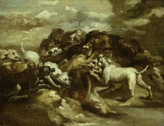 German: Combat de chiens et d