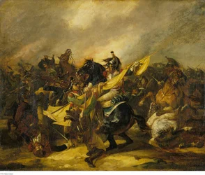 Géricault - Une charge de cuirassiers, vers 1822 - vers 1823