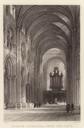 Cathédrale de Durham, depuis la nef