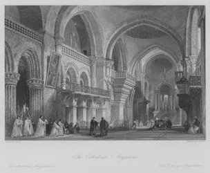 La Cathédrale, Angoulême (gravure)