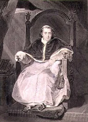 Le Pontife romain, Pie VII (Luigi Barnaba Chiaramonti) gravé par Samuel Freeman