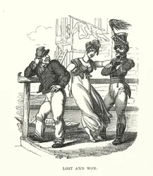 Perdu et gagné (gravure)