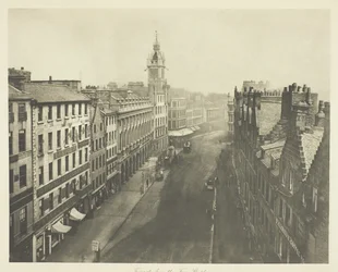 Trongate depuis le clocher de Tron