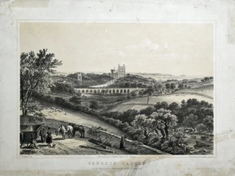 Château de Penrhyn, vers 1850