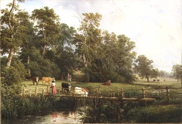 Un pont rustique, Stoneleigh Park