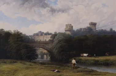 Château de Warwick depuis la rivière
