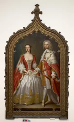 Thomas Fermor, 1er comte de Pomfret et Henrietta Louisa, comtesse de Pomfret, vers 1750