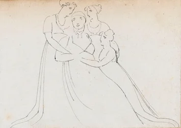 Les nièces de Nelson - Miss Bolton et Charlotte Nelson, plus tard Lady Hood