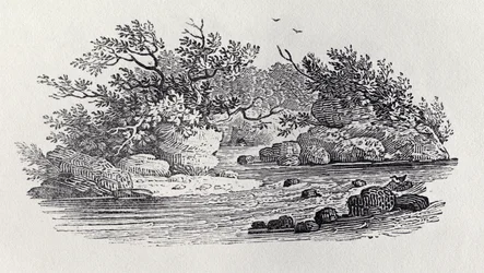 Un méandre de la rivière de 