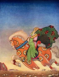Tristram portant Isolde par Thomas MacKenzie