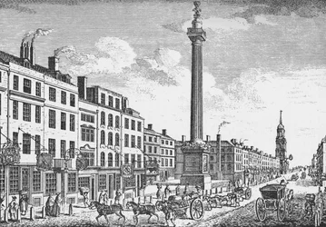 Le Monument, Cité de Londres, vers 1755, 1903