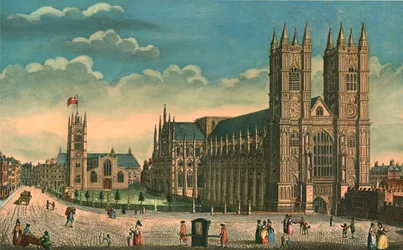 Abbaye de Westminster et église St Margaret, vers 1793