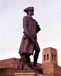 Statue du capitaine James Cook, 1914