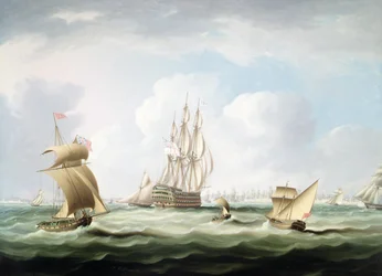 Un Premier Rang avec un Vice-Amiral de la Flotte Blanche et d