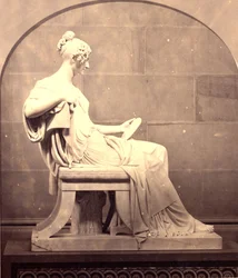 Statue assise de Pauline Borghese (marbre)