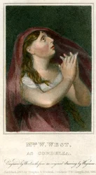 Mme W West en Cordélia, 1820