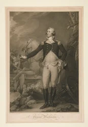 George Washington à la bataille de Trenton (1792)