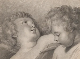 Deux têtes de chérubins, 1800