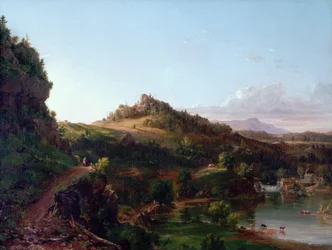 Paysage de Catskill, vers 1833 (huile sur toile)