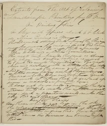 Sans titre ("Extraits de l