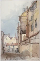 Catherine Wheel Alley, City of London, 1855