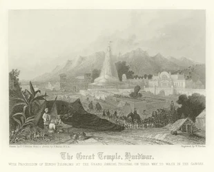 Le Grand Temple, Hurdwar, Inde