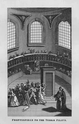 Frontispice de Terrae Filius, 1808, 1827