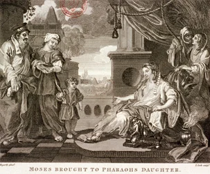 Moïse amené à la fille de Pharaon, 1809