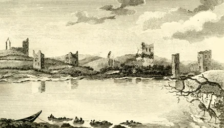 Vue N. des ruines de Clomines, Co. Wexford, 1791