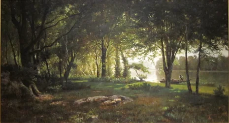 Paysage, rivière et forêt