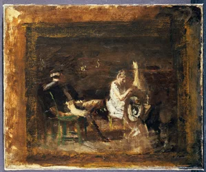 Étude pour "La Cour"