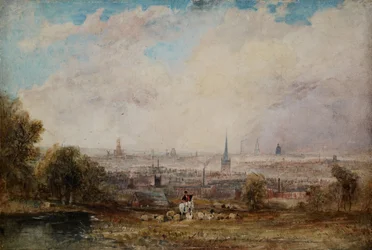 Vue lointaine de Birmingham