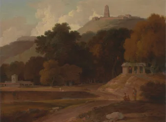 Paysage vallonné en Inde