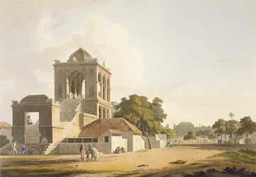 Vue dans le Fort, Madura, planche 14 de la Partie 2 de 