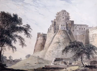 Vue du fort, Jaunpur, Uttar Pradesh