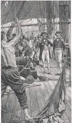Hisser le célèbre signal, illustration de 
