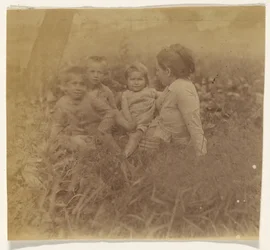 [Frances Eakins Crowell et quatre de ses enfants]