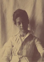 [Mme Eakins ou sa sœur Doll], années 1880-90