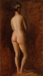 Nu féminin debout (vue de dos)