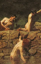 Trou de baignade, 1885