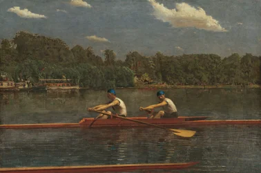 Les frères Biglin en course