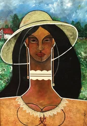 Bella, 2014 (technique mixte sur toile)