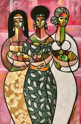 Porteurs de bons fruits, 2019 (technique mixte sur toile)
