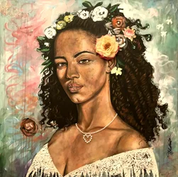 Love Is A Beauty, 2023 (technique mixte sur toile)