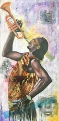 Miles of Vision, 2018 (technique mixte sur toile)