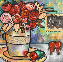 Still Life Jazz, 2014 (technique mixte sur toile)