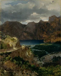 Vue sur le lac de Garde