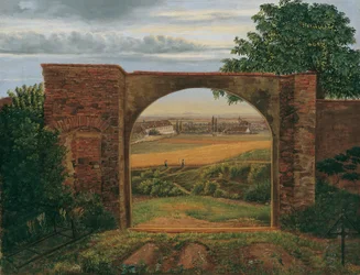 La porte du cimetière (cimetière près de Vienne)